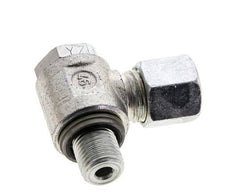 8S & G1/4'' Verzinkter Stahl-Drehgelenk-Schneidfitting mit Außengewinde 400 bar NBRO-Ring Drehbar ISO 8434-1