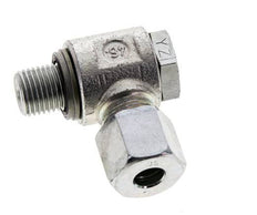 8S & G1/4'' Verzinkter Stahl-Drehgelenk-Schneidfitting mit Außengewinde 400 bar NBRO-Ring Drehbar ISO 8434-1