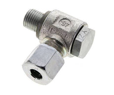 8S & G1/4'' Verzinkter Stahl-Drehgelenk-Schneidfitting mit Außengewinde 400 bar NBRO-Ring Drehbar ISO 8434-1
