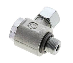 10S & G3/8'' Verzinkter Stahl-Drehgelenk-Schneidfitting mit Außengewinde 400 bar NBRO-Ring Drehbar ISO 8434-1