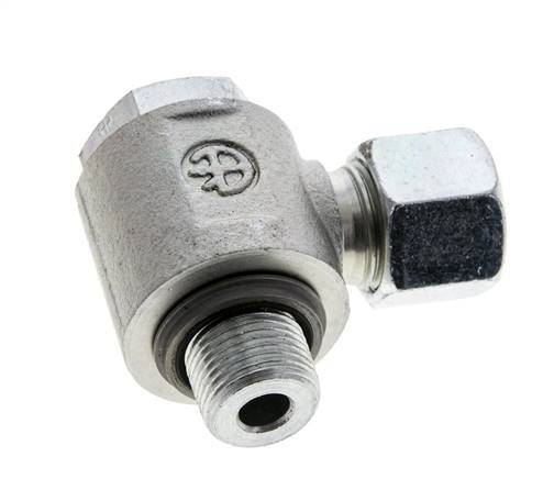 10S & G3/8'' Verzinkter Stahl-Drehgelenk-Schneidfitting mit Außengewinde 400 bar NBRO-Ring Drehbar ISO 8434-1