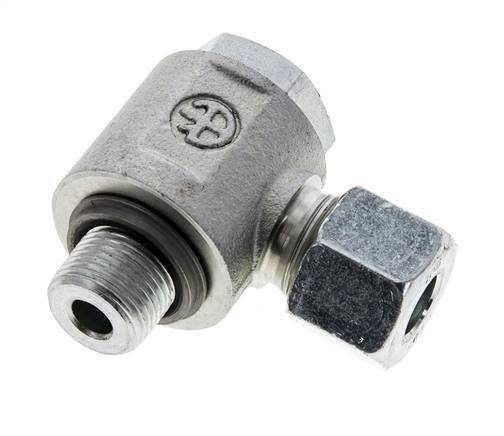 10S & G3/8'' Verzinkter Stahl-Drehgelenk-Schneidfitting mit Außengewinde 400 bar NBRO-Ring Drehbar ISO 8434-1