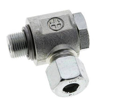 10S & G3/8'' Verzinkter Stahl-Drehgelenk-Schneidfitting mit Außengewinde 400 bar NBRO-Ring Drehbar ISO 8434-1