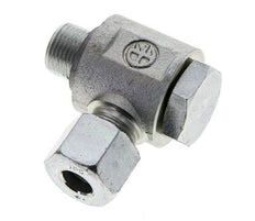10S & G3/8'' Verzinkter Stahl-Drehgelenk-Schneidfitting mit Außengewinde 400 bar NBRO-Ring Drehbar ISO 8434-1