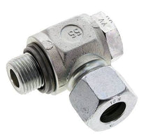 16S & G1/2'' Zink plated Steel Swivel Joint Cutting Fitting with Male Threads 400 bar NBRO-ring Rotatable ISO 8434-1