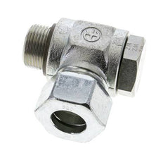 25S & G1'' Zink plated Steel Swivel Joint Cutting Fitting with Male Threads 250 bar NBRO-ring Rotatable ISO 8434-1