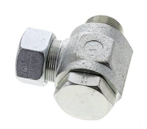 30S & G1-1/4'' Zink plated Steel Swivel Joint Cutting Fitting with Male Threads 250 bar NBRO-ring Rotatable ISO 8434-1