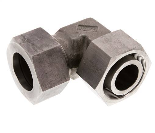38S Edelstahl-Winkel-Schneidfitting mit Drehgelenk 315 bar FKM Einstellbar ISO 8434-1