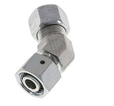 12L verzinkter Stahl 45 Grad Schneidverschraubung mit Drehgelenk 315 bar NBR O-Ring Dichtungskonus Einstellbar ISO 8434-1