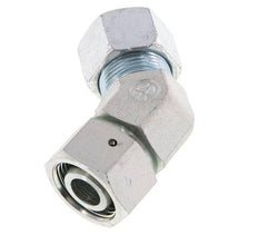 20S Verzinkter Stahl 45 Grad Schneidverschraubung mit Drehgelenk 400 bar NBR O-Ring Dichtungskonus Einstellbar ISO 8434-1