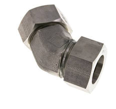 38S Edelstahl 45-Grad-Winkel-Schneidfitting mit Drehgelenk 315 bar FKM O-Ring-Dichtkonus Einstellbar ISO 8434-1