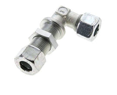 12L Zink plated Steel Elbow Cutting Fitting Bulkhead 315 bar ISO 8434-1