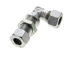 15L Zink plated Steel Elbow Cutting Fitting Bulkhead 315 bar ISO 8434-1