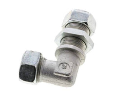 22L Zink plated Steel Elbow Cutting Fitting Bulkhead 160 bar ISO 8434-1