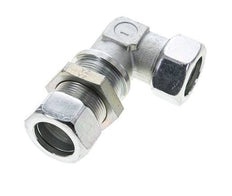 28L Zink plated Steel Elbow Cutting Fitting Bulkhead 160 bar ISO 8434-1