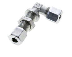 8S Zink plated Steel Elbow Cutting Fitting Bulkhead 630 bar ISO 8434-1