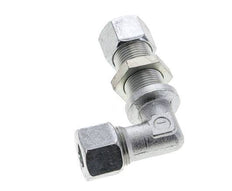 12S Zink plated Steel Elbow Cutting Fitting Bulkhead 630 bar ISO 8434-1