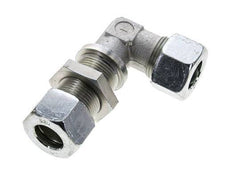 20S verzinkter Stahlwinkel Schneidverschraubung Schottwand 400 bar ISO 8434-1