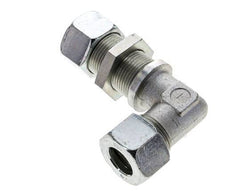 20S verzinkter Stahlwinkel Schneidverschraubung Schottwand 400 bar ISO 8434-1