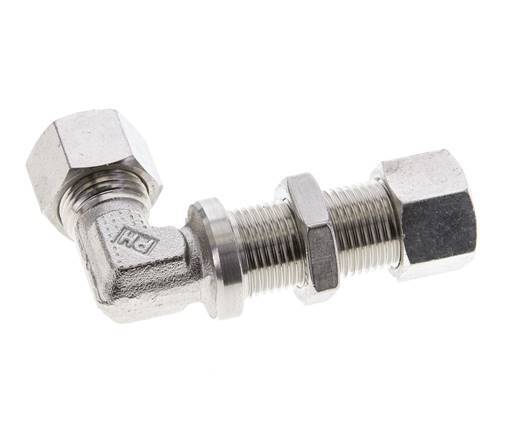 12L Stainless Steel Elbow Cutting Fitting Bulkhead 315 bar ISO 8434-1