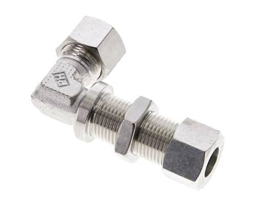 12L Stainless Steel Elbow Cutting Fitting Bulkhead 315 bar ISO 8434-1