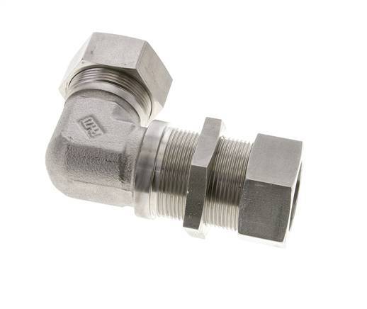 35L Stainless Steel Elbow Cutting Fitting Bulkhead 160 bar ISO 8434-1