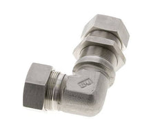 35L Stainless Steel Elbow Cutting Fitting Bulkhead 160 bar ISO 8434-1