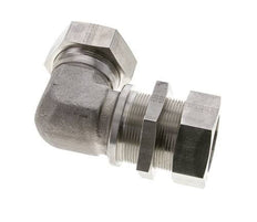 42L Stainless Steel Elbow Cutting Fitting Bulkhead 160 bar ISO 8434-1