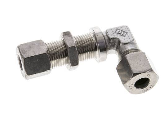 10S Stainless Steel Elbow Cutting Fitting Bulkhead 630 bar ISO 8434-1