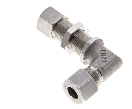 12S Stainless Steel Elbow Cutting Fitting Bulkhead 630 bar ISO 8434-1