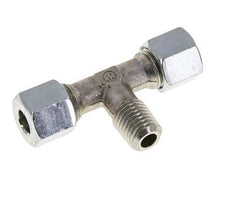 8L & M12x1,5 (con) Verzinkter Stahl T-Shape T-Verschraubung mit Außengewinde 315 bar ISO 8434-1