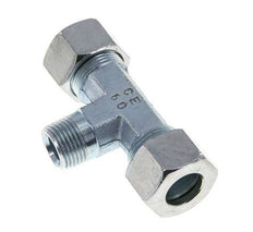15L & M18x1.5 (con) Verzinkter Stahl T-Shape T-Verschraubung mit Außengewinde 315 bar ISO 8434-1