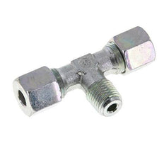 8S & M14x1,5 (con) Verzinkter Stahl T-Shape T-Stück mit Außengewinde 640 bar ISO 8434-1