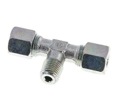 8S & M14x1,5 (con) Verzinkter Stahl T-Shape T-Stück mit Außengewinde 640 bar ISO 8434-1