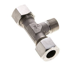 12L & M16x1.5 (con) Stainless Steel T-Shape Tee Cutting Fitting with Male Threads 315 bar ISO 8434-1