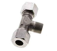 14S & M20x1.5 (con) Stainless Steel T-Shape Tee Cutting Fitting with Male Threads 630 bar ISO 8434-1