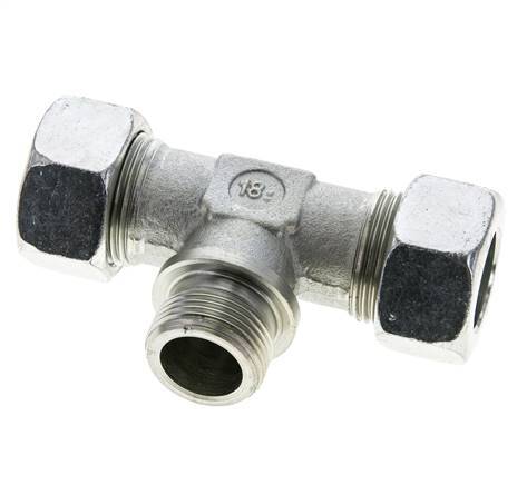 22L & G3/4'' Verzinkter Stahl T-Shape T-Stück mit Außengewinde 160 bar ISO 8434-1