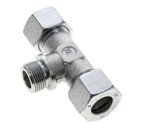 20S & R3/4'' Verzinkter Stahl T-Shape T-Stück mit Außengewinde 400 bar ISO 8434-1
