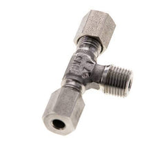 4LL & R1/8'' Stainless Steel T-Shape Tee Cutting Fitting with Male Threads 100 bar ISO 8434-1