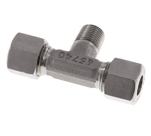 10L & R1/4'' T-Stück aus Edelstahl mit Außengewinde 315 bar ISO 8434-1