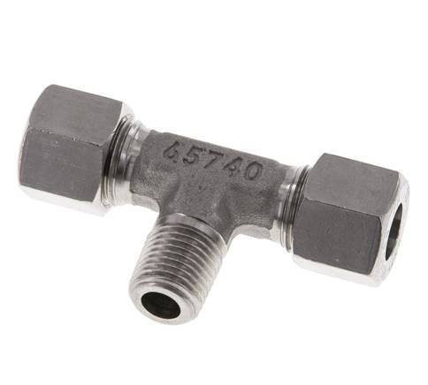 10L & R1/4'' T-Stück aus Edelstahl mit Außengewinde 315 bar ISO 8434-1