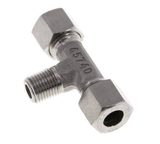10L & R1/4'' T-Stück aus Edelstahl mit Außengewinde 315 bar ISO 8434-1