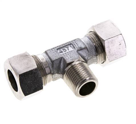 18L & R1/2'' T-Stück aus Edelstahl mit Außengewinde 315 bar ISO 8434-1