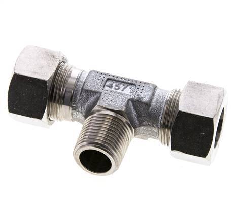 18L & R1/2'' T-Stück aus Edelstahl mit Außengewinde 315 bar ISO 8434-1
