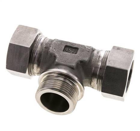 35L & G1-1/4'' T-Stück aus Edelstahl mit Außengewinde, 160 bar ISO 8434-1