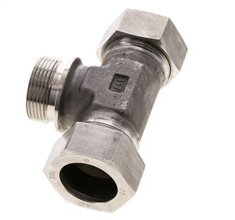 35L & G1-1/4'' T-Stück aus Edelstahl mit Außengewinde, 160 bar ISO 8434-1