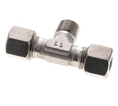 10S & R3/8'' Stainless Steel T-Shape Tee Cutting Fitting with Male Threads 630 bar ISO 8434-1
