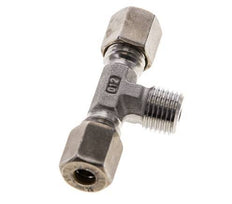 6L & R1/4'' Edelstahl T-Shape T-Kompressionsfitting mit Außengewinde 315 bar ISO 8434-1