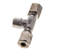 6L & R1/4'' Edelstahl T-Shape T-Kompressionsfitting mit Außengewinde 315 bar ISO 8434-1