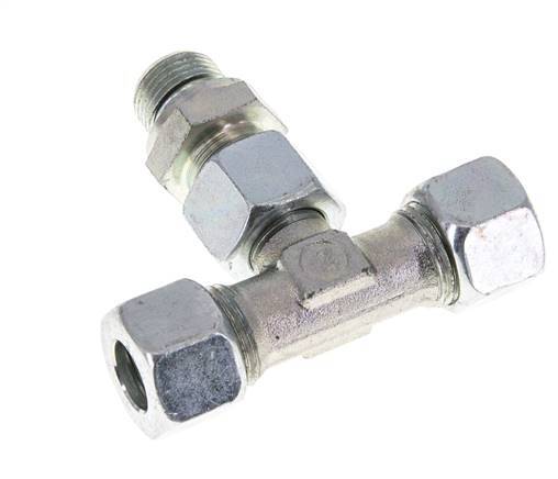 12L & G3/8'' Verzinkter Stahl T-Shape T-Stück mit Außengewinde 315 bar Einstellbar ISO 8434-1